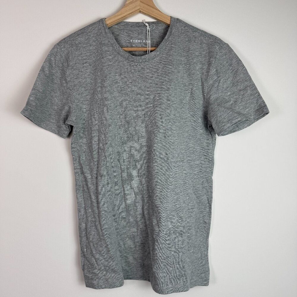Everlane Crewneck 100% Cotton Short Sleeve T Shirt Top Grey XS